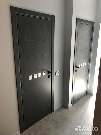 Межкомнатные двери натуральный шпон не стандартный