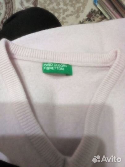 Зимний шерстяной свитер United colors of benetton