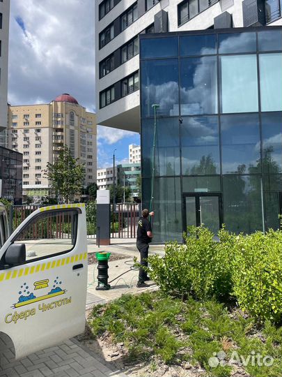 Мойка окон и фасадов