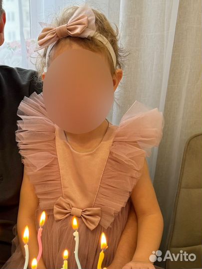 Нарядное платье 86-92