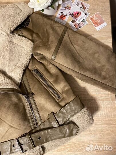Дубленка женская новая 42