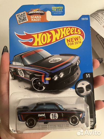 73 BMW 3.0 CSL race CAR Hot Wheels 1:64