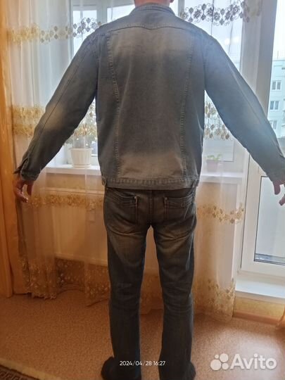 Джинсовая куртка мужская