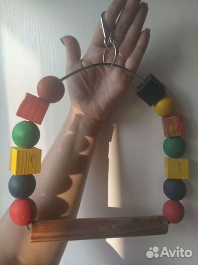 Качели грызунок для попугаев