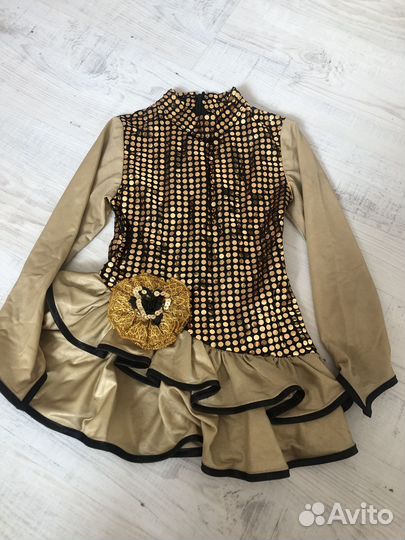 Платье для выступления фигуристам 3-5 лет