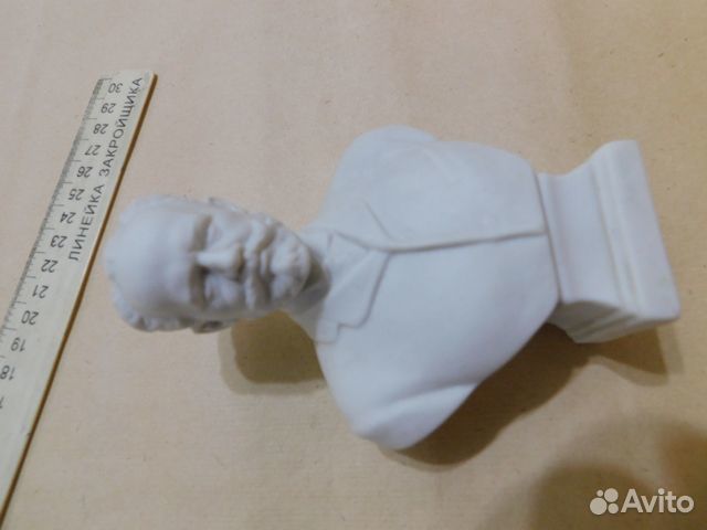 Бюст П.И Чайковский,белый фарфор-бисквит,СССР в и