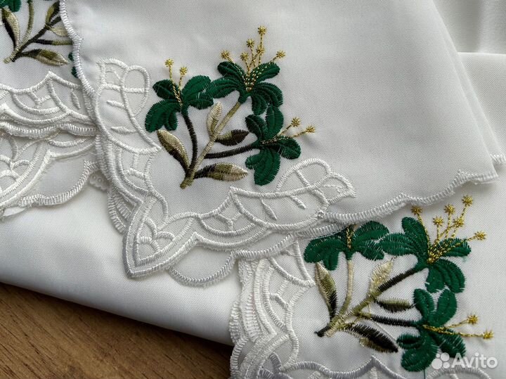 Скатерть белая 150х220