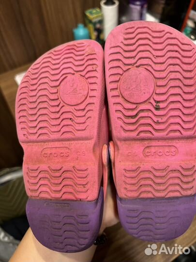 Сандалии crocs c9 для девочки