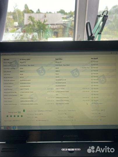 Телефон iPhone 11 черный (klds-5903)