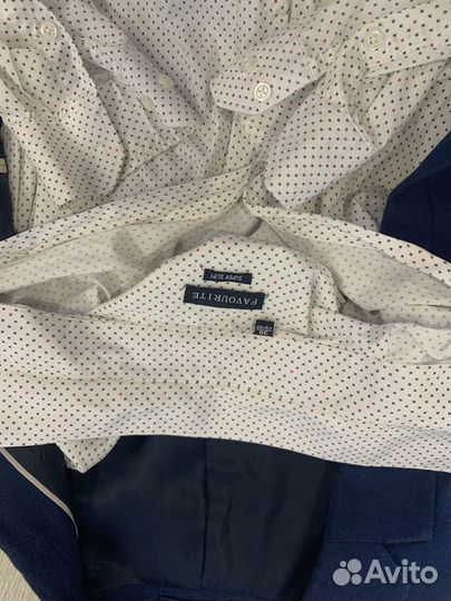 Мужской костюм льняной S