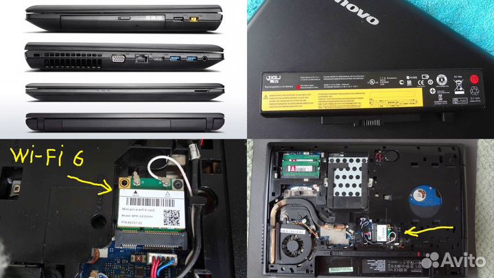 Ноутбук Lenovo G510/i5 4300M/8Gb/AMD R7-M265/WiFi6