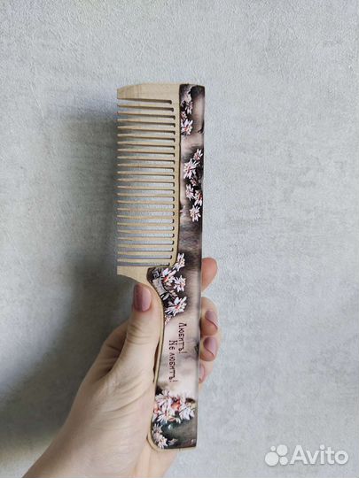 Гребень деревянный для волос