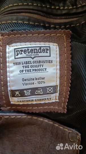 Куртка мужская воловья кожа Pretender