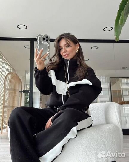 Костюм двойка женский с начесом зимняя