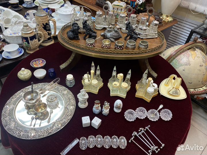 Солонки антик и винтаж коллекция