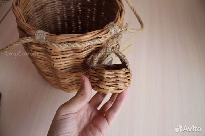 Корзина плетеная