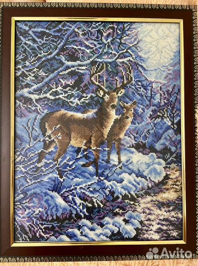 Картина вышитая крестом