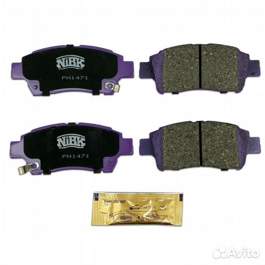 Колодки дисковые nibk PN1471