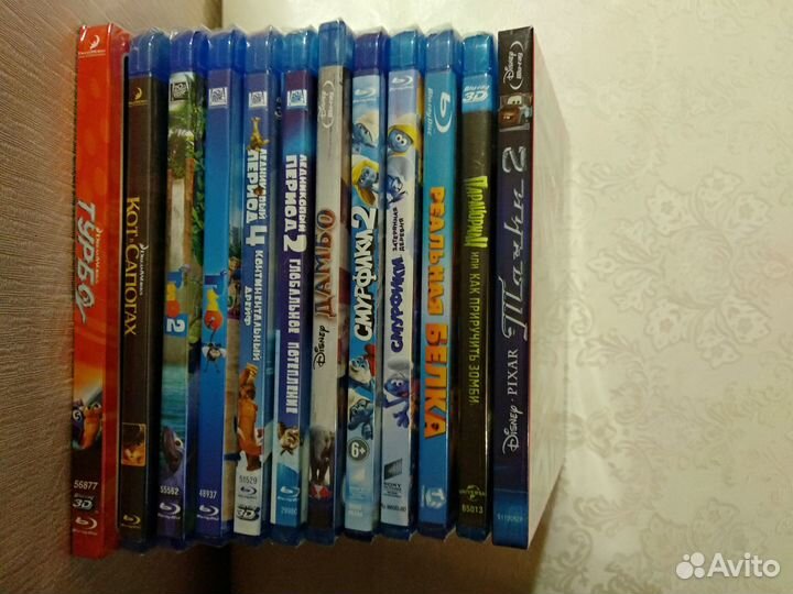 Вlu RAY Смурфики Тачки Дамбо Паранорман