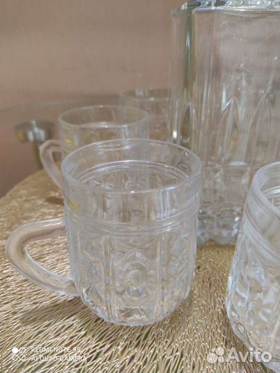 Графин и хрустальные кружки