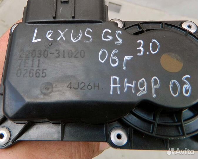 Заслонка дроссельная Lexus GS 3.0 2006