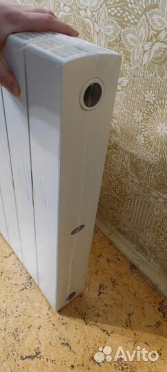 Новый радиатор биметал. Rifar supremo 500 6 секций