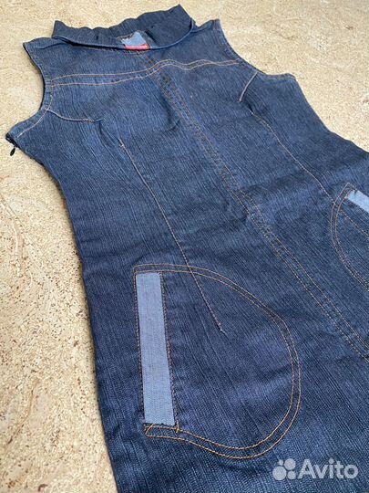 Джинсовое платье 46-48