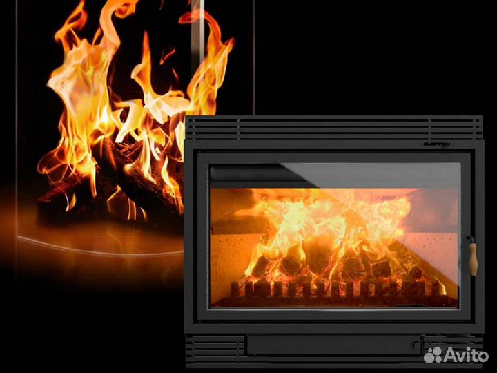 Огнеупорное(жаропрочное) стекло для камина и печи