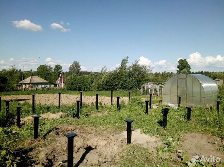 Свайно винтовой фундамент под ключ