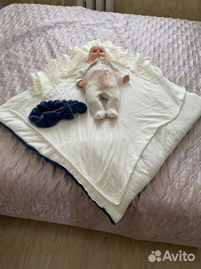 Конверт на выписку зимний для мальчика