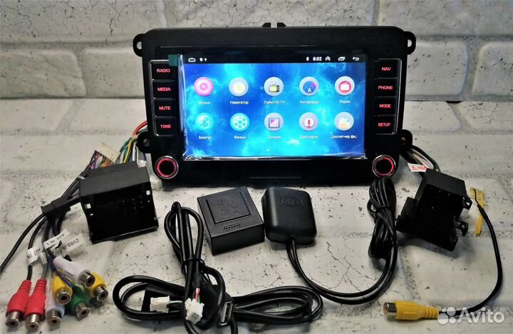 Магнитола volkswagen в штатное место android
