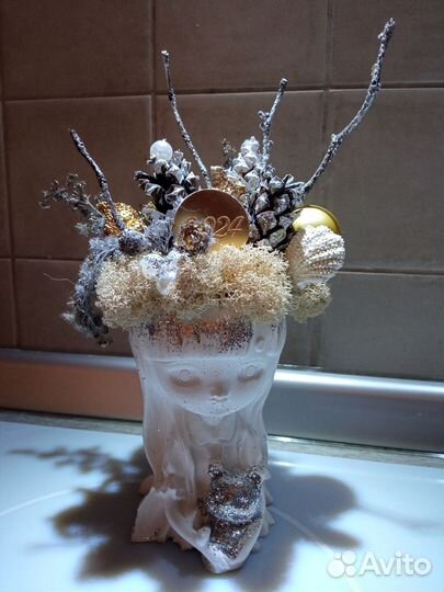 Новогодний декор подарок