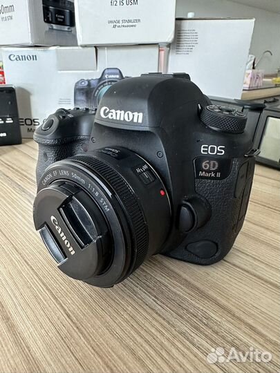Зеркальный фотоаппарат canon 6d mark II