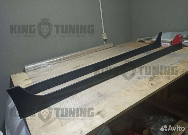 Пороги Type S для Honda Accord 8 (усилитель)