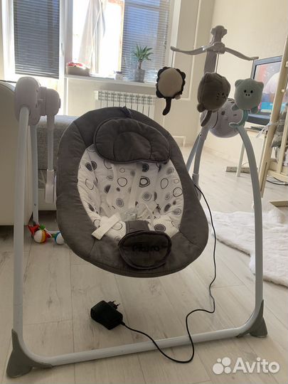 Детские электронные качели для новорожденных