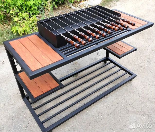 Мангал с крышей / Кованый мангал в стиле лофт