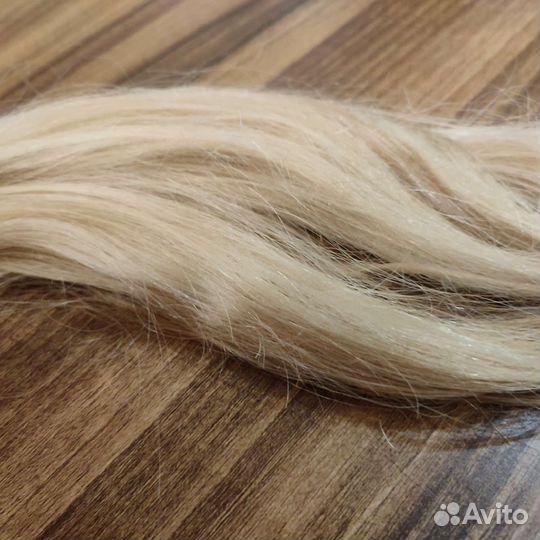 Волосы для наращивания блонд бу