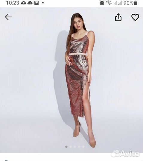 Вечернее платье в пол 42 44 новое