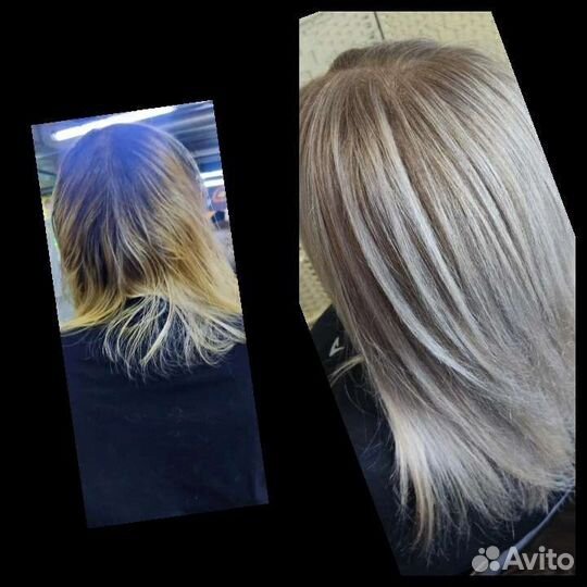 Окрашивание волос на дому