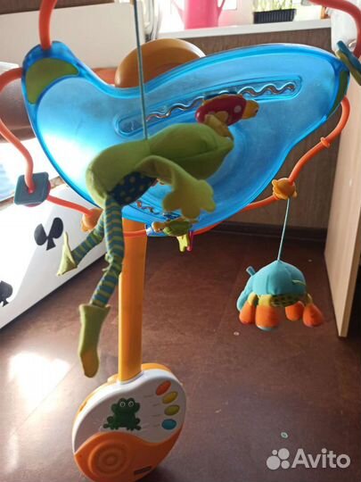 Мобиль колыбель и игрушки для грудничка