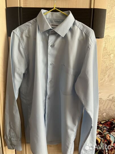 Рубашка школьная для мальчика 158