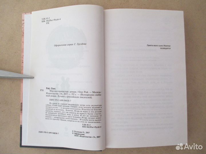 Мир над пропастью. Олег Рой. Интерьер