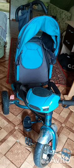 Велосипед коляска с ручкой