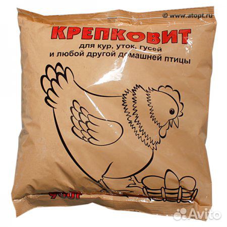 Крепковит для кур, уток, гусей 900 гр