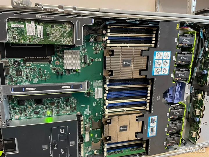 Сервер cisco(xeon e5 2650v4*2,128gb ddr4, 300gb*2)