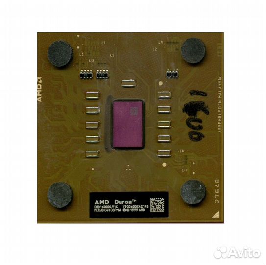 Б/у процессор сокет 462 AMD Duron 1600 - dhd1600dl