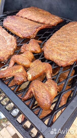 Смокер для приготовления BBQ