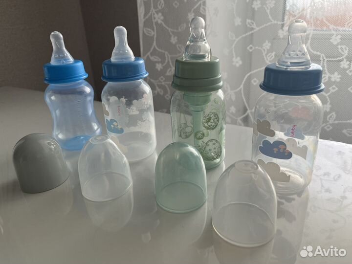 Бутылочки и сушилка для бутылочек