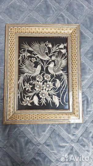 Чеканка ручной работе в раме Иран