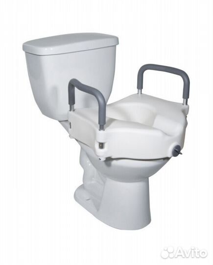 Сиденье (насадка) на унитаз с поручнями